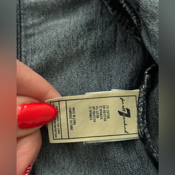 Girls toddler 24 month For All Man Kind jeans jacket - Picture 5 of 6